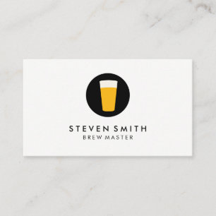 Pint of Beer Logo Business Card