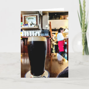 Pint of Stout Thank You Card