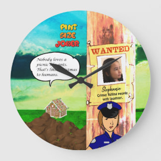 Pint Size Joker Clock