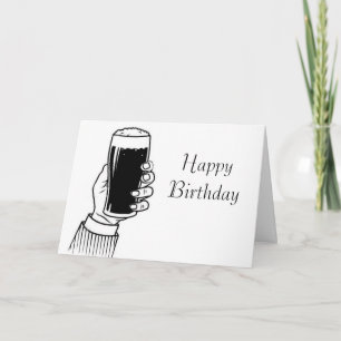 Pint Stout image for birthday-greeting-card Card