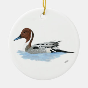 Pintail Duck  Ceramic Tree Decoration