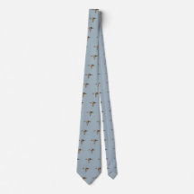 Pintail Duck in Flight Tie (Printed on back too)