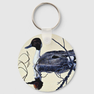 Pintail duck key ring