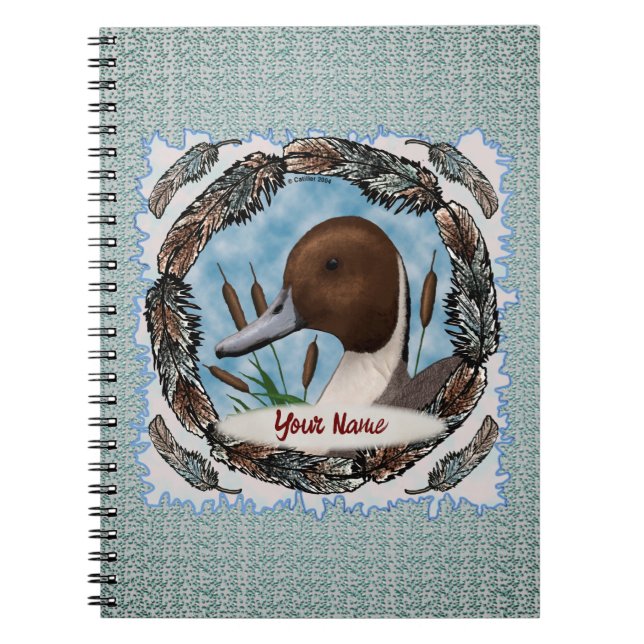Pintail Duck  notebook  (Front)