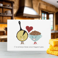 Pinto Beans & Cornbread Love Valentine's Day Pun