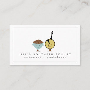 Pinto Beans + Cornbread Southern Restaurant Chef Business Card