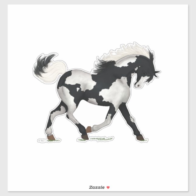 PInto Horse Paint Pony Piebald Overo Equestrian (Sheet)