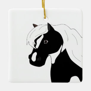 Pinto Pony Ornament