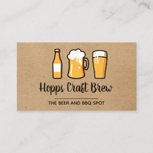 Pints of Beers Business Card
