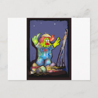 Pintura digital realizada in Photoshop con tableta Postcard