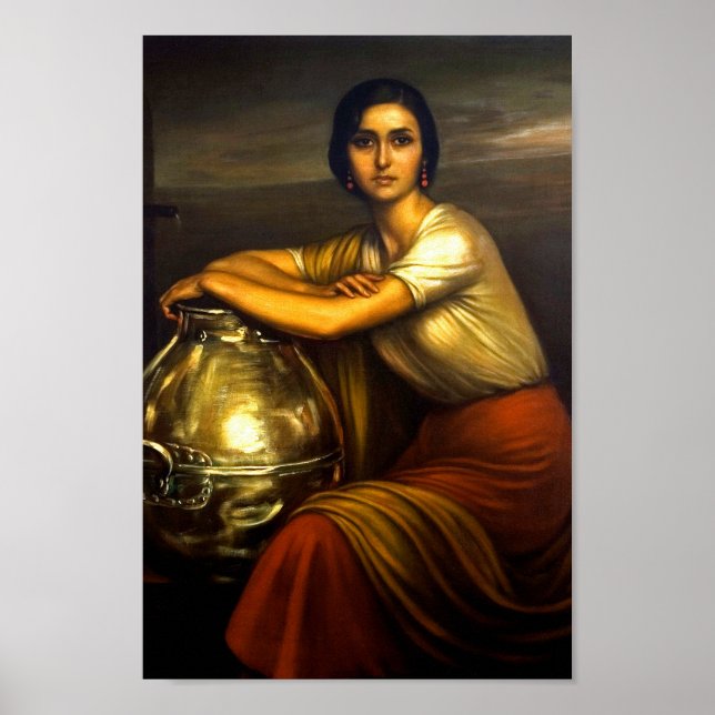 Pintura "La Fuensanta" Julio Romero de Torres Poster (Front)