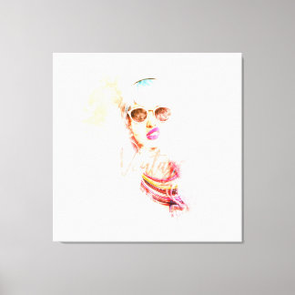 Pinup Girl Canvas Print