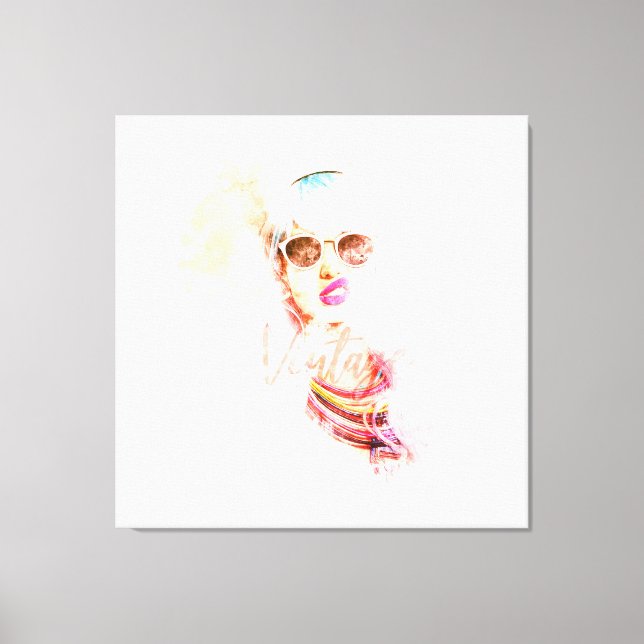 Pinup Girl  Canvas Print (Front)