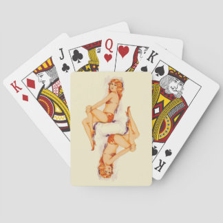 Pinup Girl Playing Cards