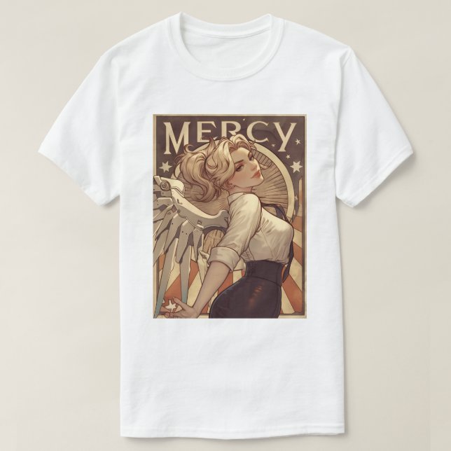 Pinup Mercy 31 T-Shirt (Design Front)