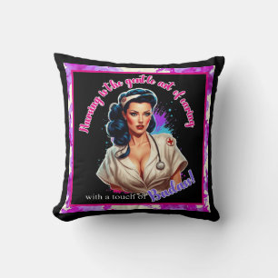 Pinup_ Nurse Badass Cushion