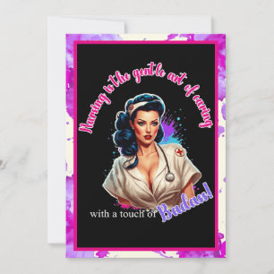 Pinup_ Nurse Badass Thank You Card