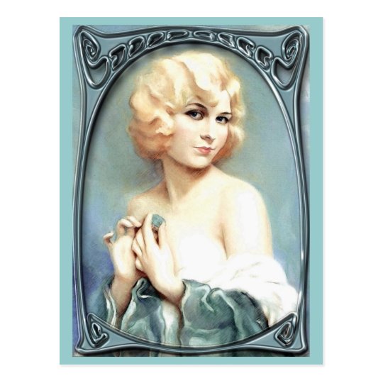 pinup postcard
