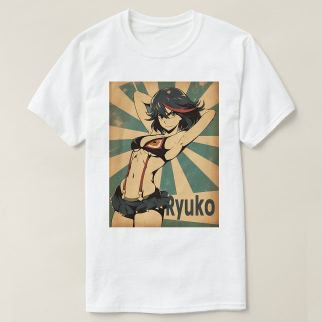 Pinup Ryuko 18 T-Shirt (Design Front)