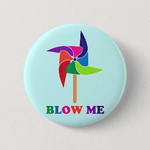 PinWheel 6 Cm Round Badge