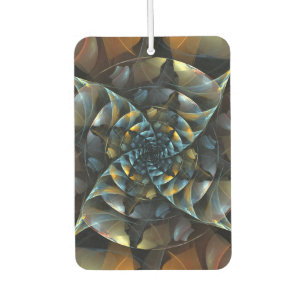 Pinwheel Abstract Art Car Air Freshener