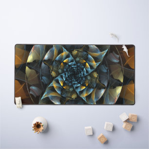 Pinwheel Abstract Art Desk Mat