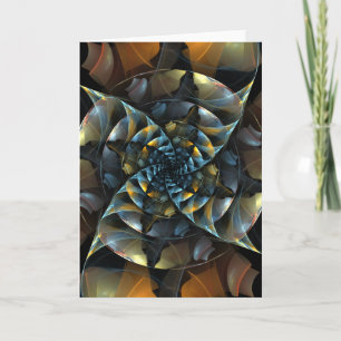 Pinwheel Abstract Art Greeting Card