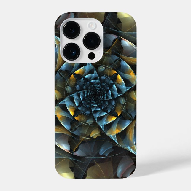 Pinwheel Abstract Art iPhone Case (Back)