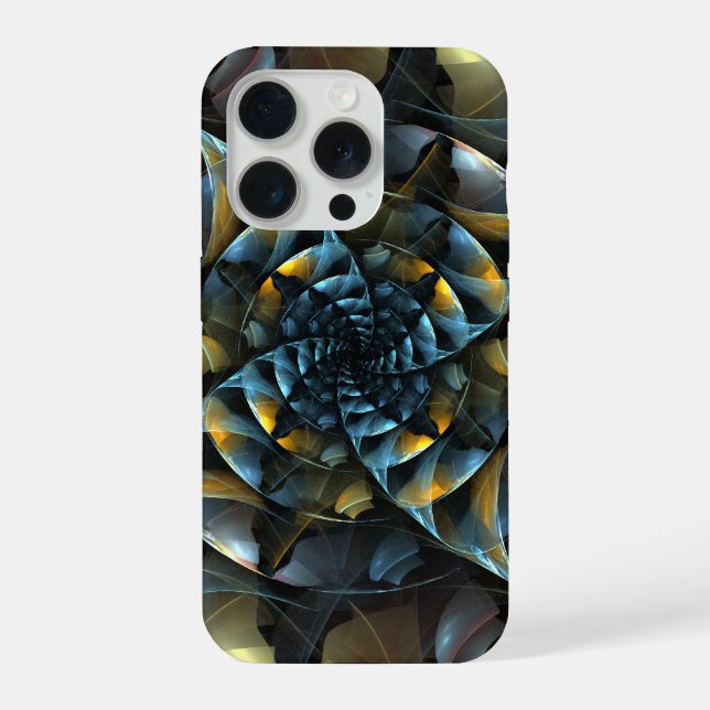 Pinwheel Abstract Art iPhone Case (Back)