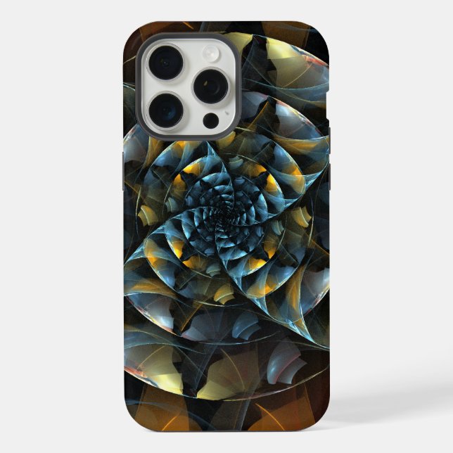 Pinwheel Abstract Art iPhone Case (Back)