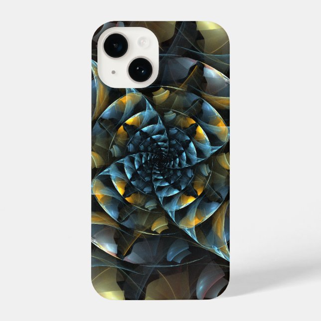 Pinwheel Abstract Art iPhone Case (Back)