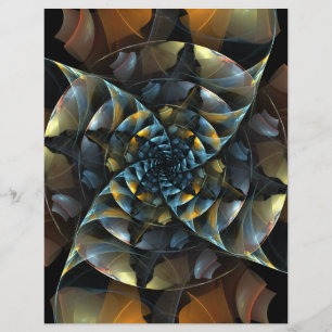 Pinwheel Abstract Art Letterhead