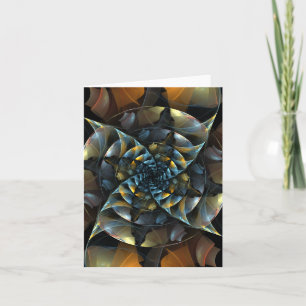 Pinwheel Abstract Art Note Card