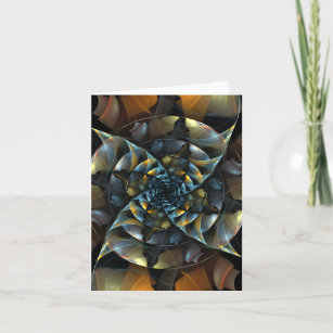 Pinwheel Abstract Art Note Card