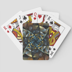 Pinwheel Abstract Art Playing Cards