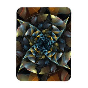 Pinwheel Abstract Art Premium Magnet