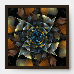 Pinwheel Abstract Art Square Envelope