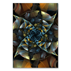 Pinwheel Abstract Art Table Card