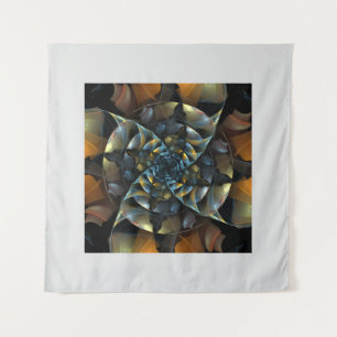 Pinwheel Abstract Art Tapestry