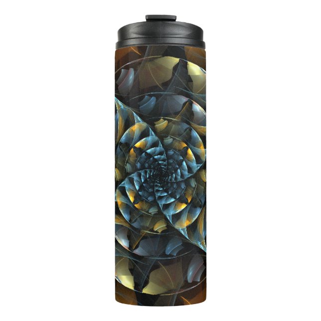 Pinwheel Abstract Art Thermal Tumbler (Front)