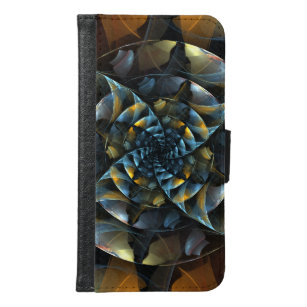 Pinwheel Abstract Art Wallet Case