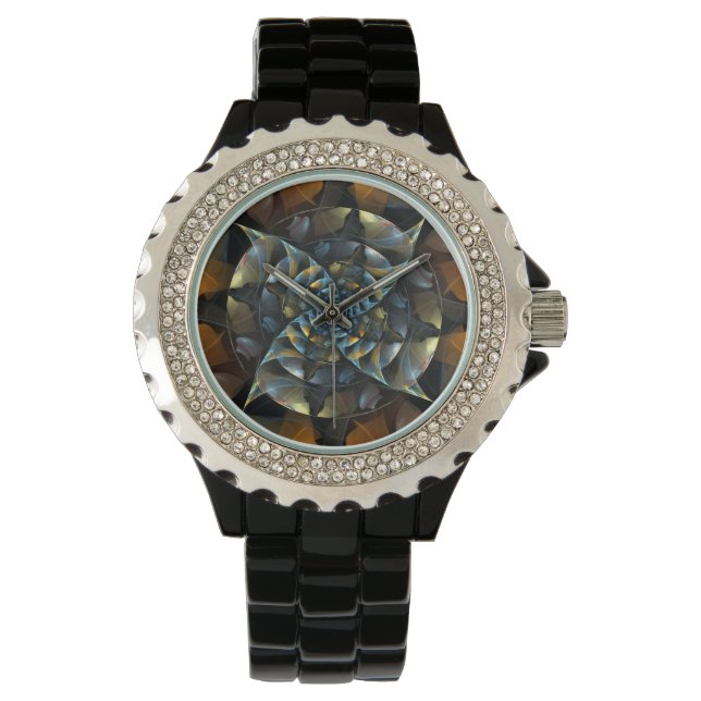 Pinwheel Abstract Art Watch (Front)