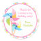 Pinwheel Birthday Party Sticker