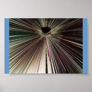 Pinwheel Black Hole Poster