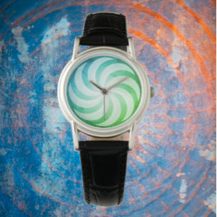 Pinwheel Blue Green Watch