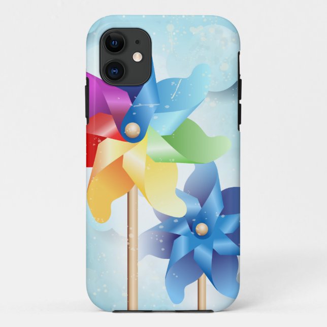 Pinwheel Case-Mate iPhone Case (Back)