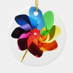 Pinwheel Ceramic Tree Decoration