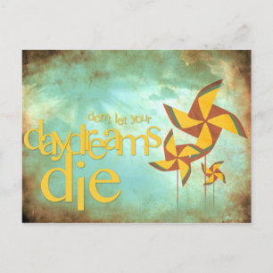 pinwheel daydreams postcard
