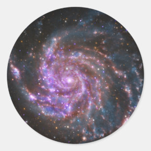 Pinwheel Galaxy Classic Round Sticker