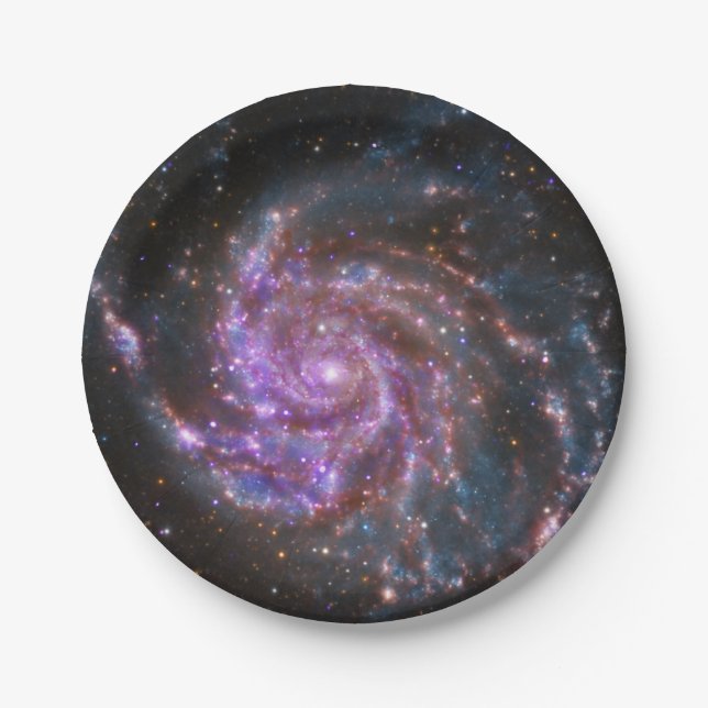 Pinwheel Galaxy Paper Plate (Front)